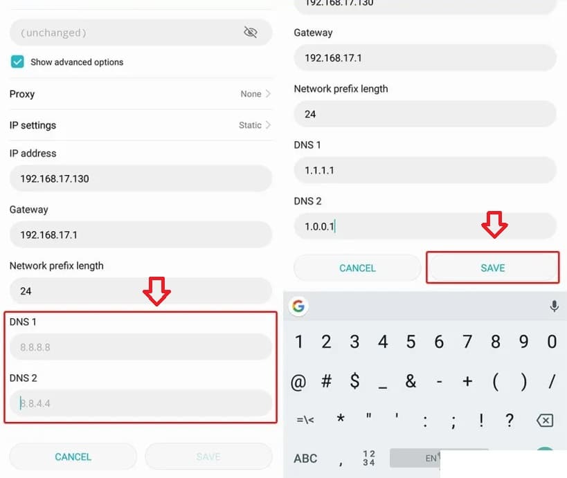 Cara membuat internet pantas dengan menetapkan DNS (langkah 3)