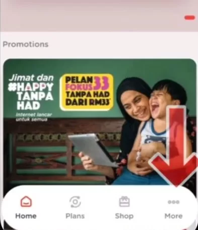 Cara Share Kredit Tune Talk melalui Apl Tune Talk 1